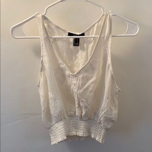 Forever 21 White Tank Top